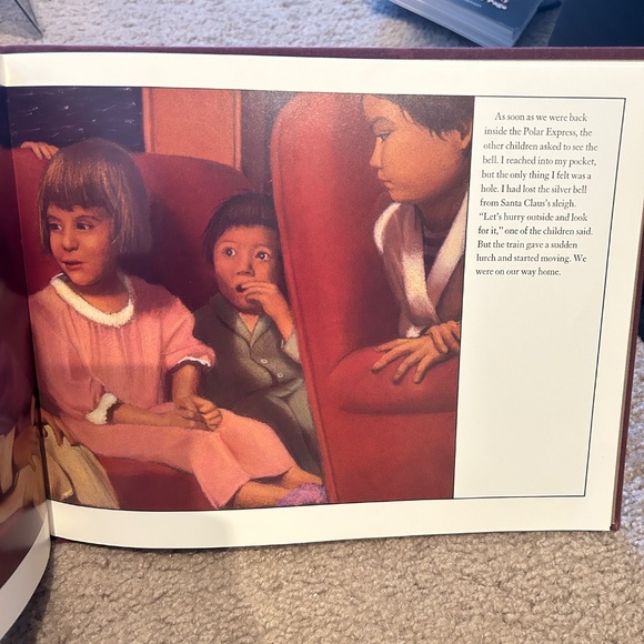 The Polar Express by Chris Van Allsburg Hardcover without dust jacket - Picture 4 of 8